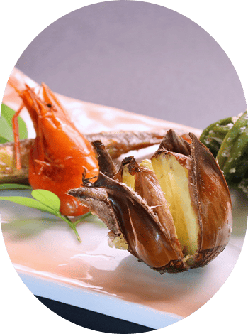 旬の味覚とともに